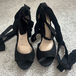 Lulu’s lace up heels
